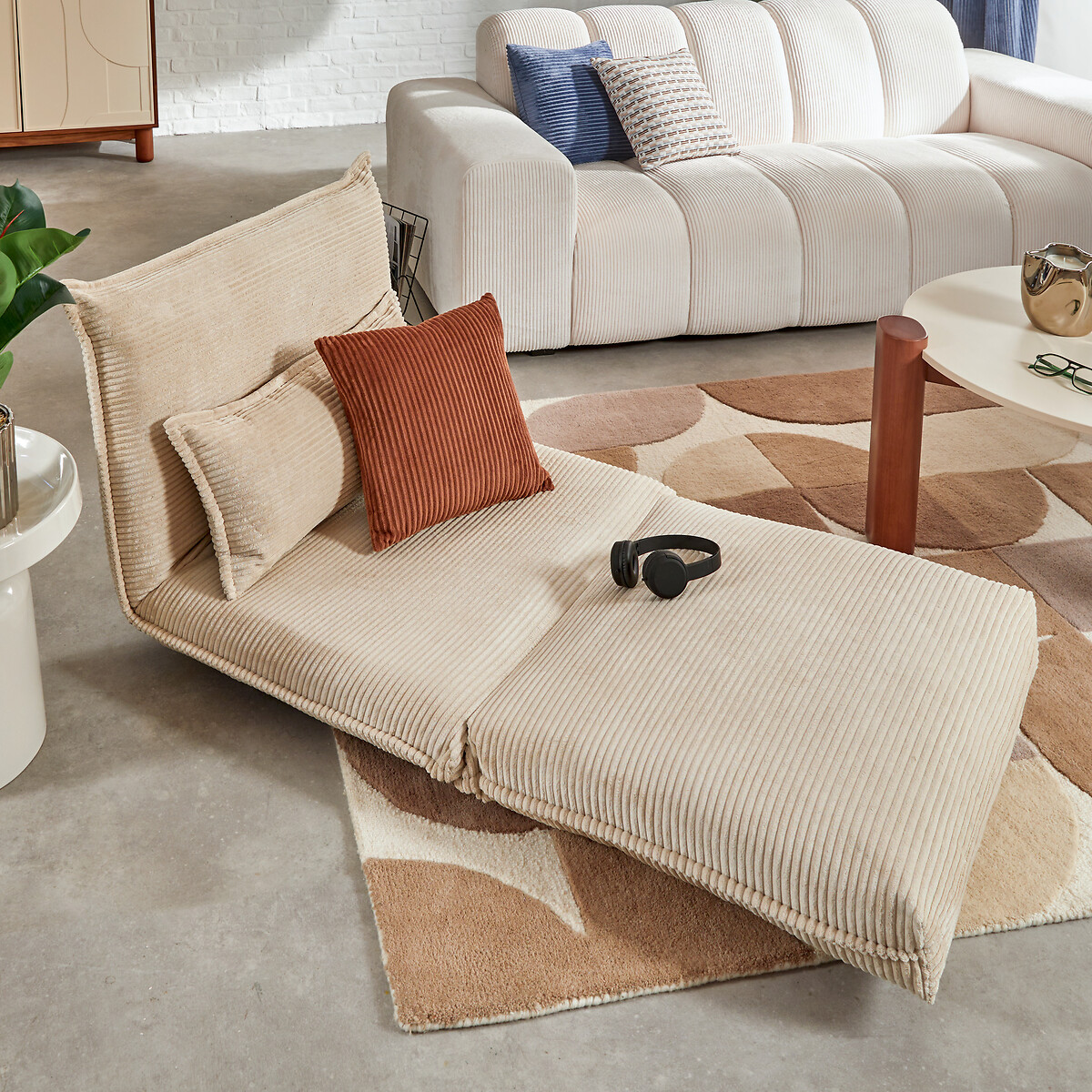 Sofá cama 1 lugar ELOIS marfim