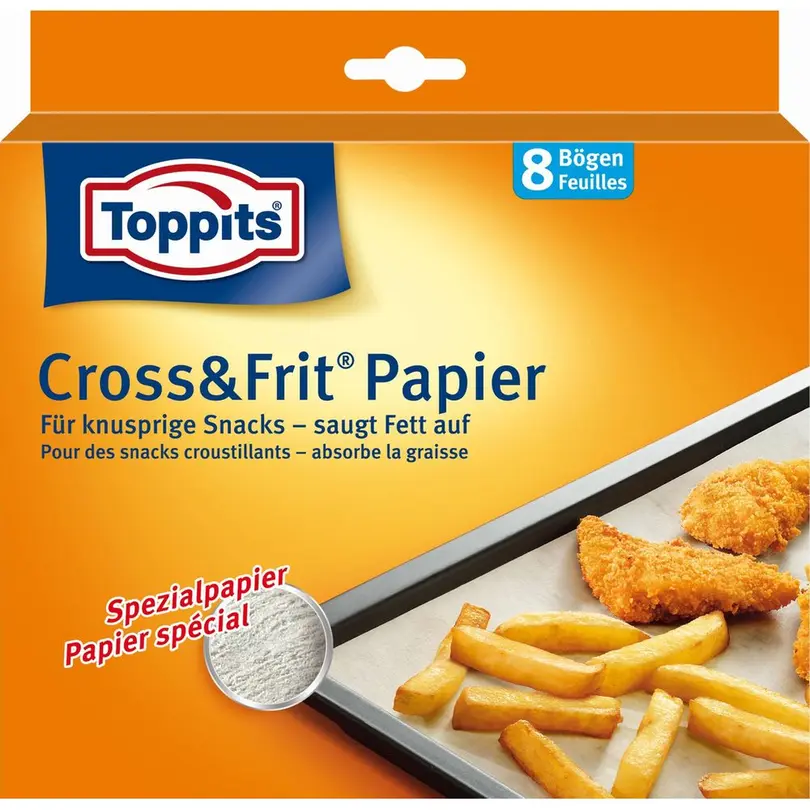 Backpapier 8er-Set Cross & Frit
