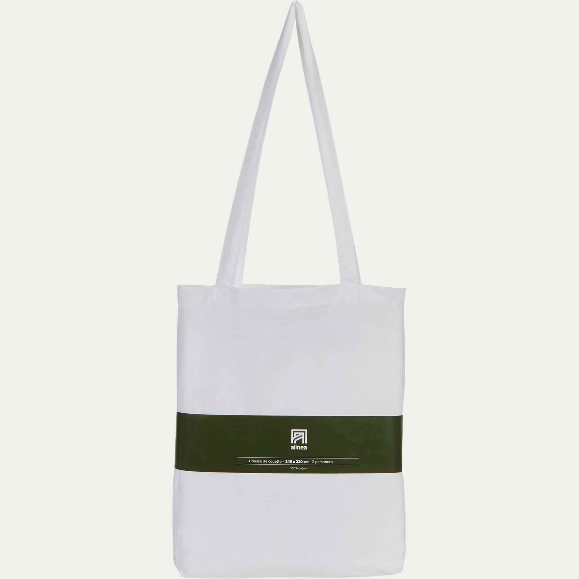 CALANQUES - Housse de couette en coton 240x220cm - blanc