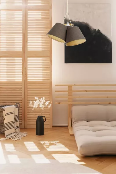 Lampa wisząca ENTURO TRIO szara