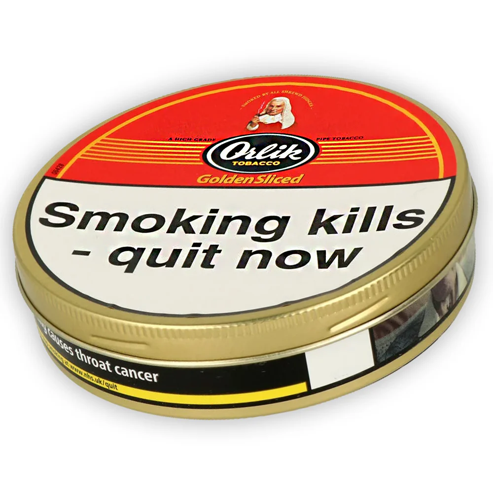 Orlik Golden Sliced Pipe Tobacco 50g - Single Tin