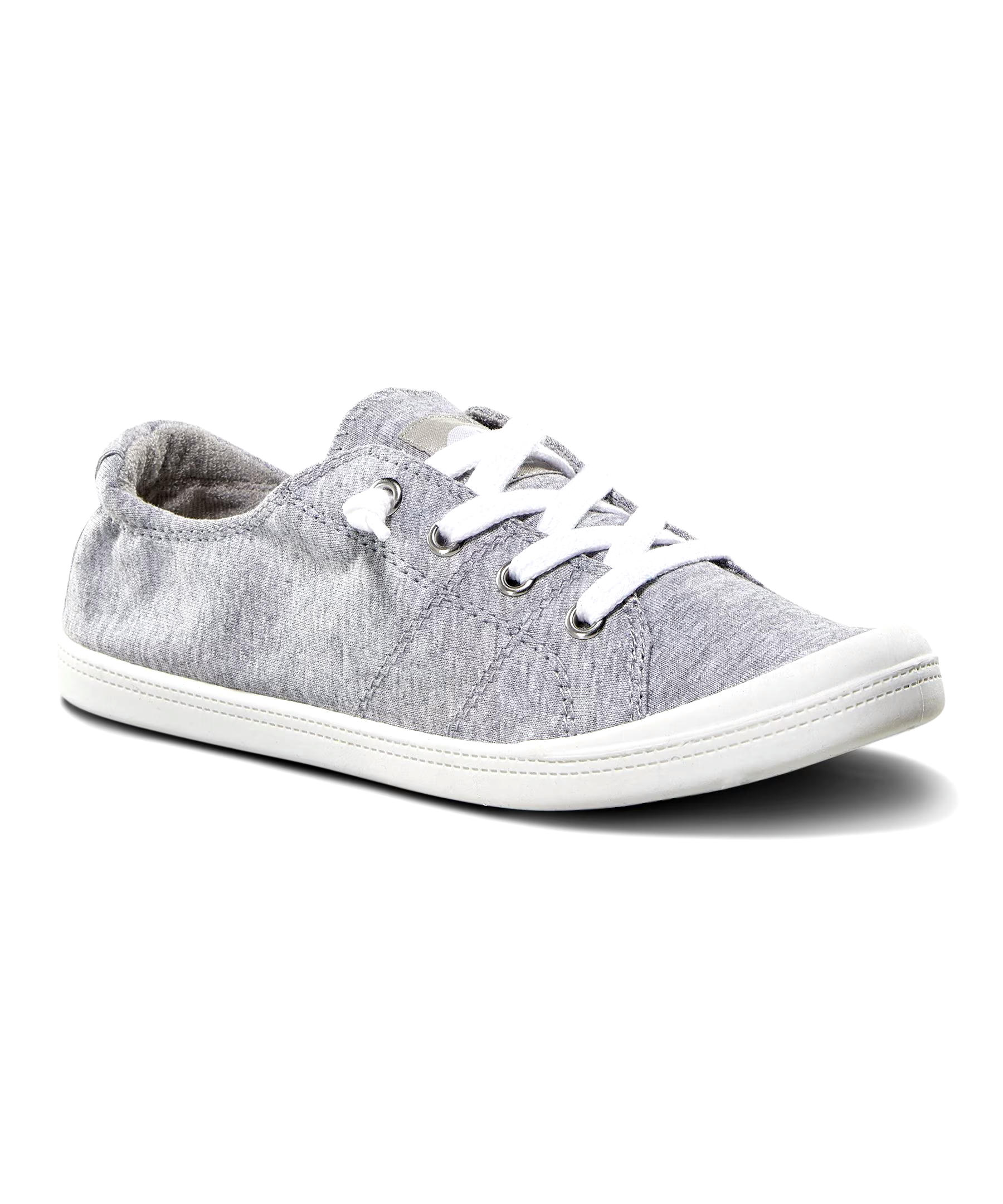 FarWest Women's Payton Slip On Elastic Back Sneakers Wide - Charcoal