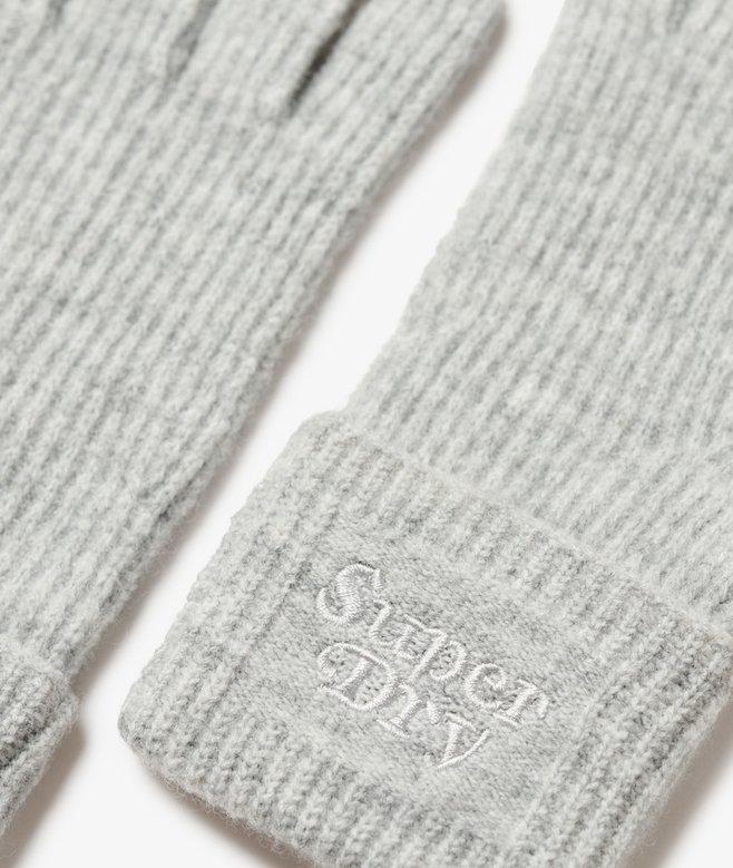 Soft Rib Knit Gloves