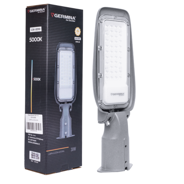 Lampa uliczna Led Germina30W latarnia ogrodowa IP65 1szt.