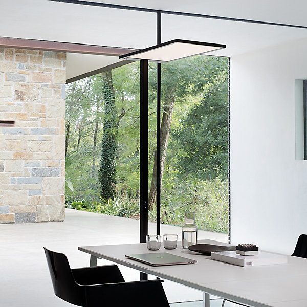 Ideal Lux COMFORT Lampadaire intégré à DEL à intensité variable noir, interrupteur intégré, 4000K