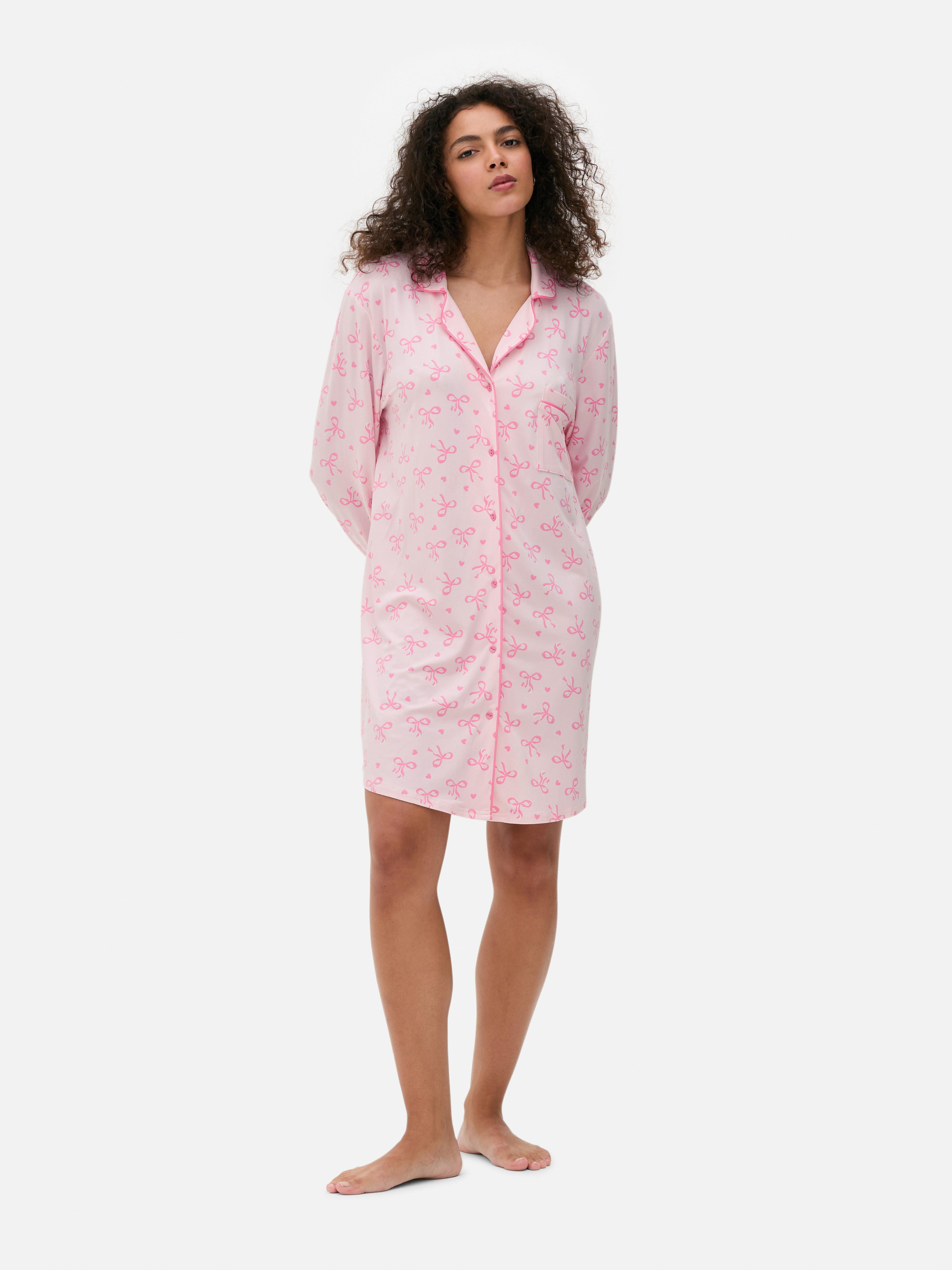 Relaxed Printed Nightshirt