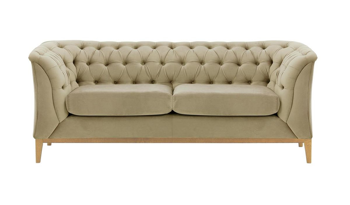 Sofa dwuosobowa Chesterfield Modern Wood-Velluto 3