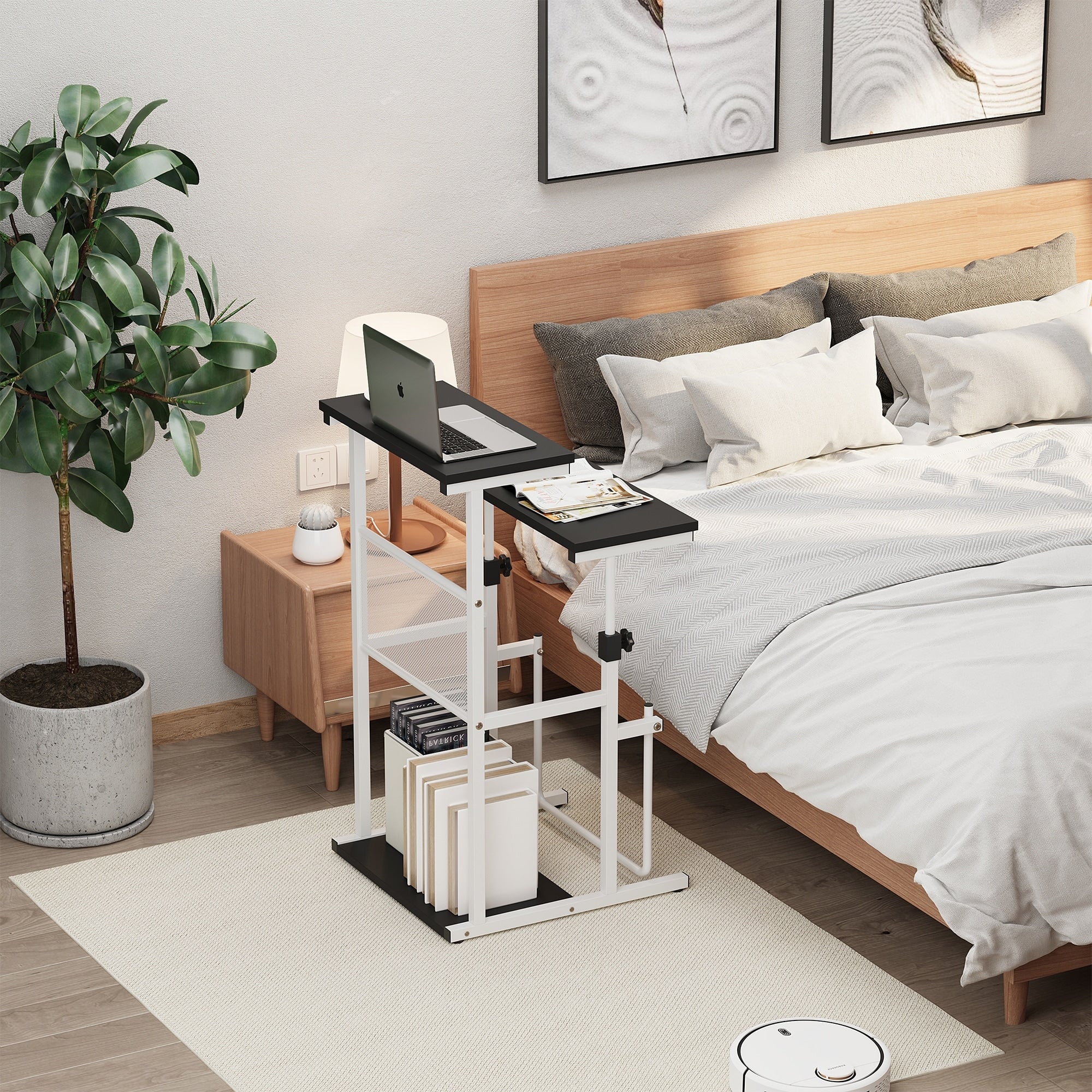 Futzca Standing Desk, Adjustable Height Laptop Table