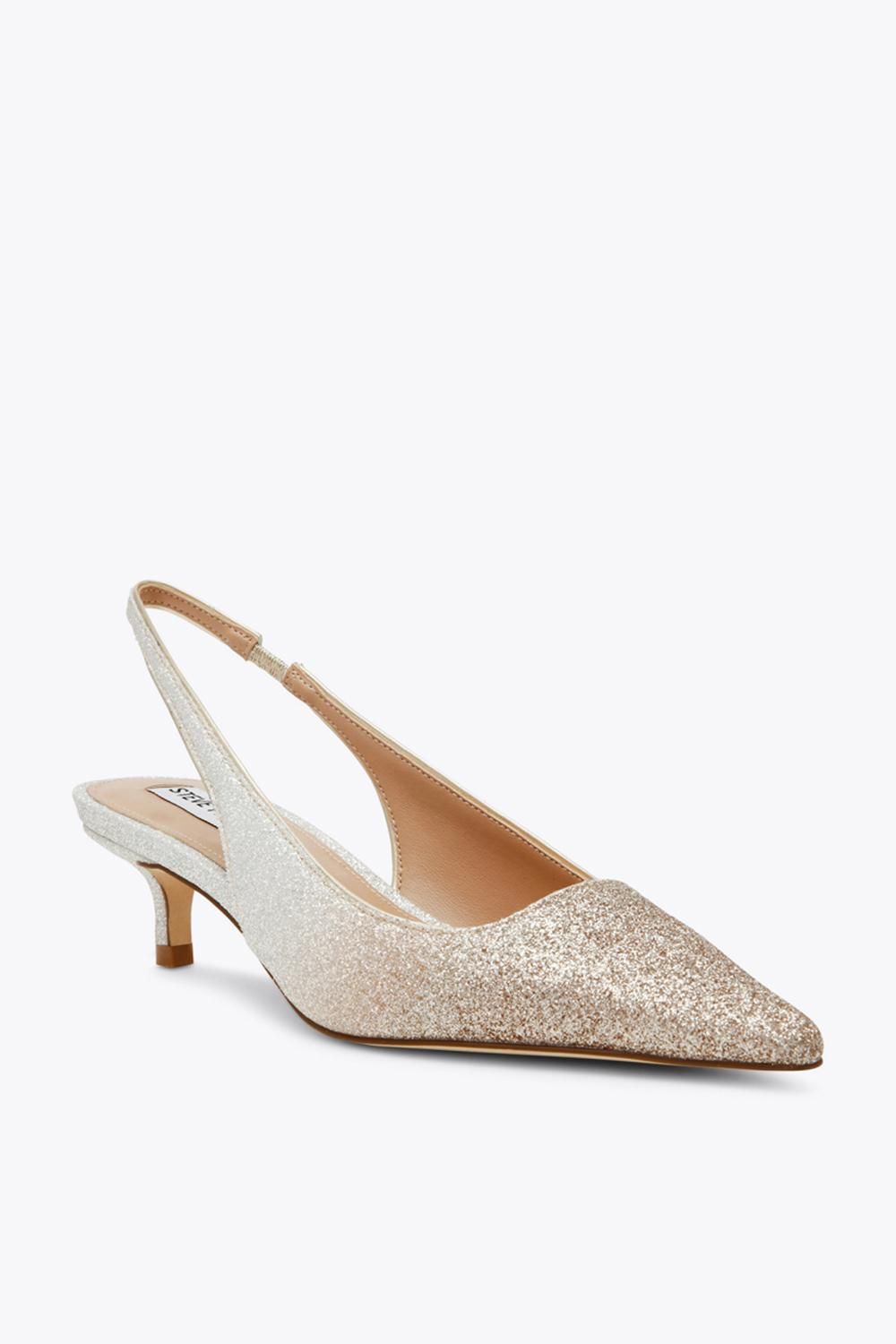 STEVE MADDEN Kari Heel Champagne' Heels