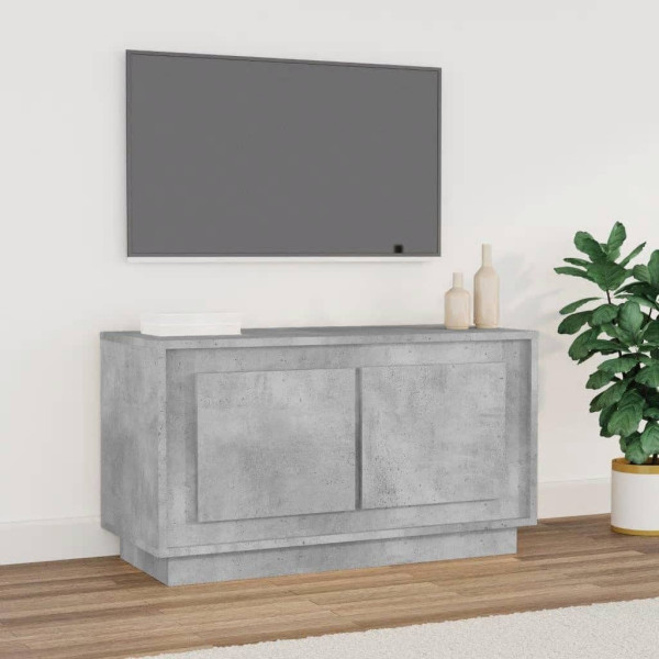 Szafka pod TV szarość betonu 80x35x45 cm
