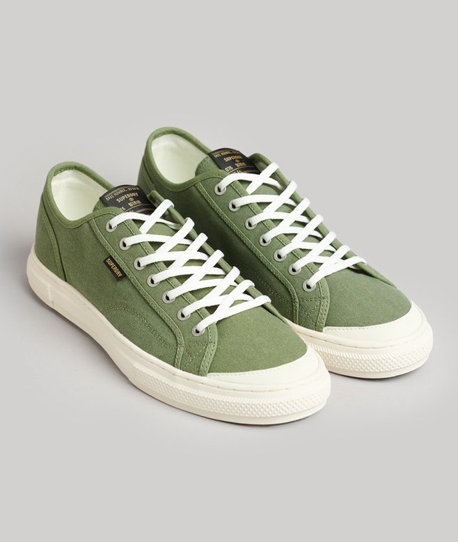 Vegan Canvas Low Top Trainers