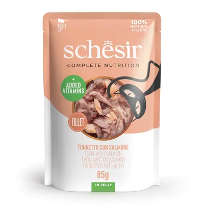 Schesir Complete Nutrition Fillet in Jelly 6 x 85g in Pouches