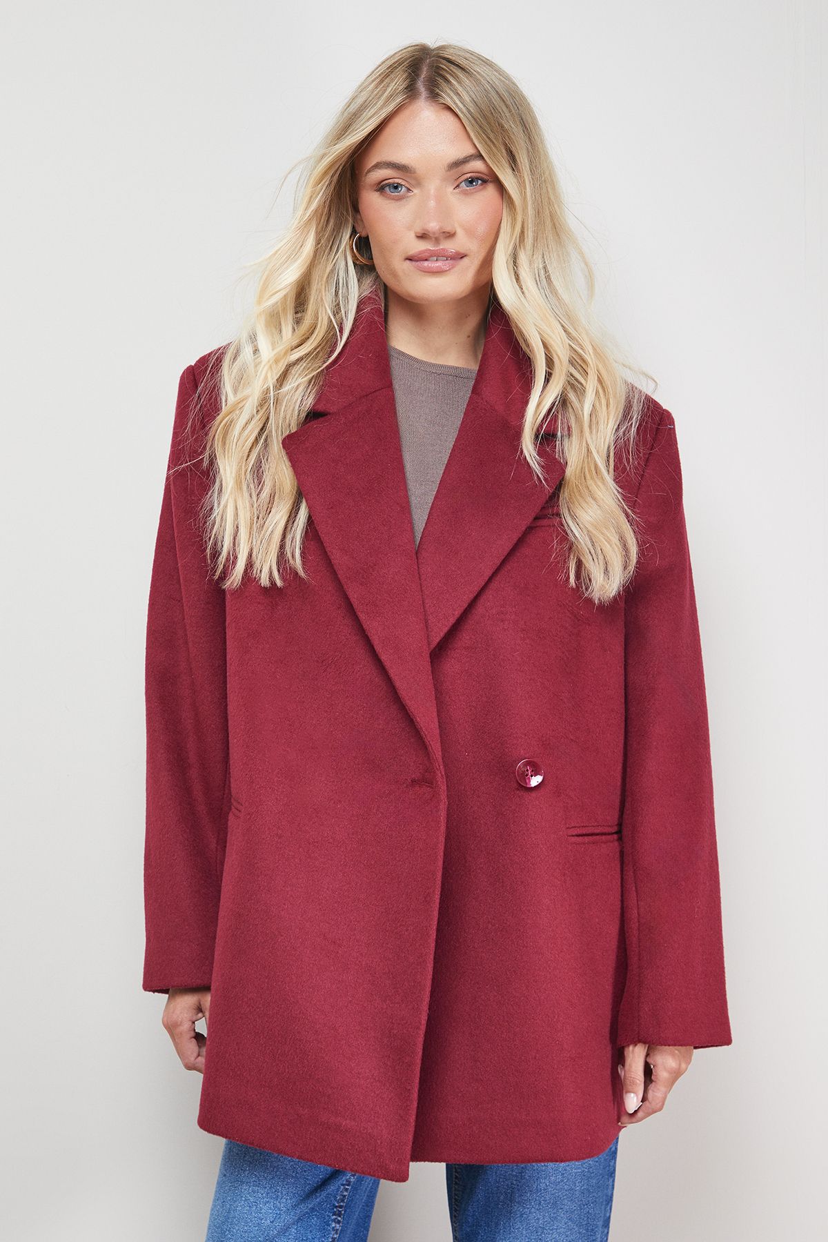 Oasis Relaxed Blazer Coat