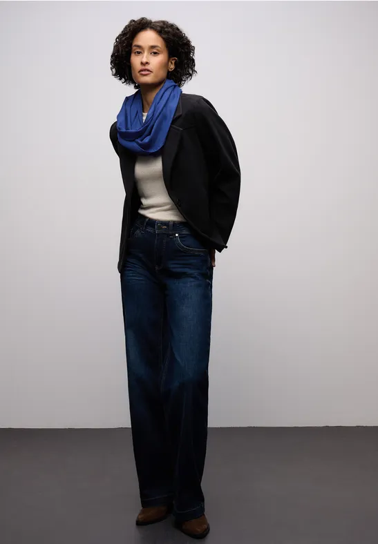 Loop-Schal in Unifarbe aus Viskose