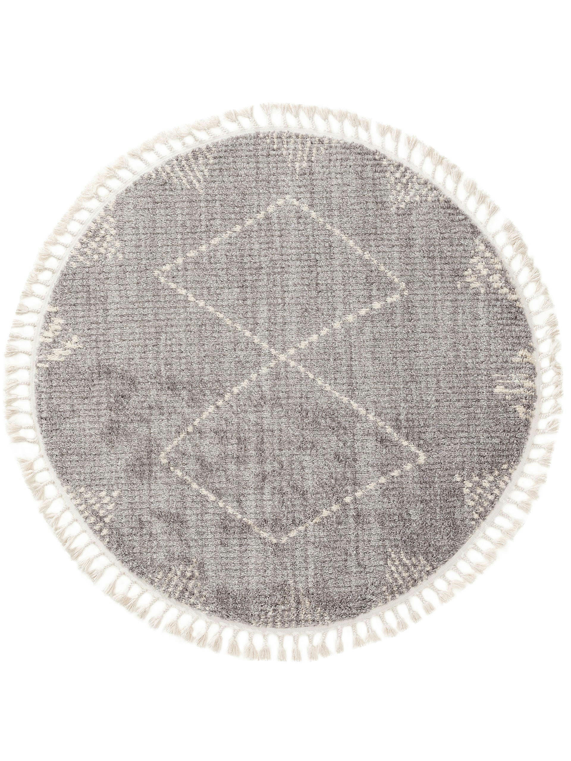 BOSSE - Tapis rond gris D 150