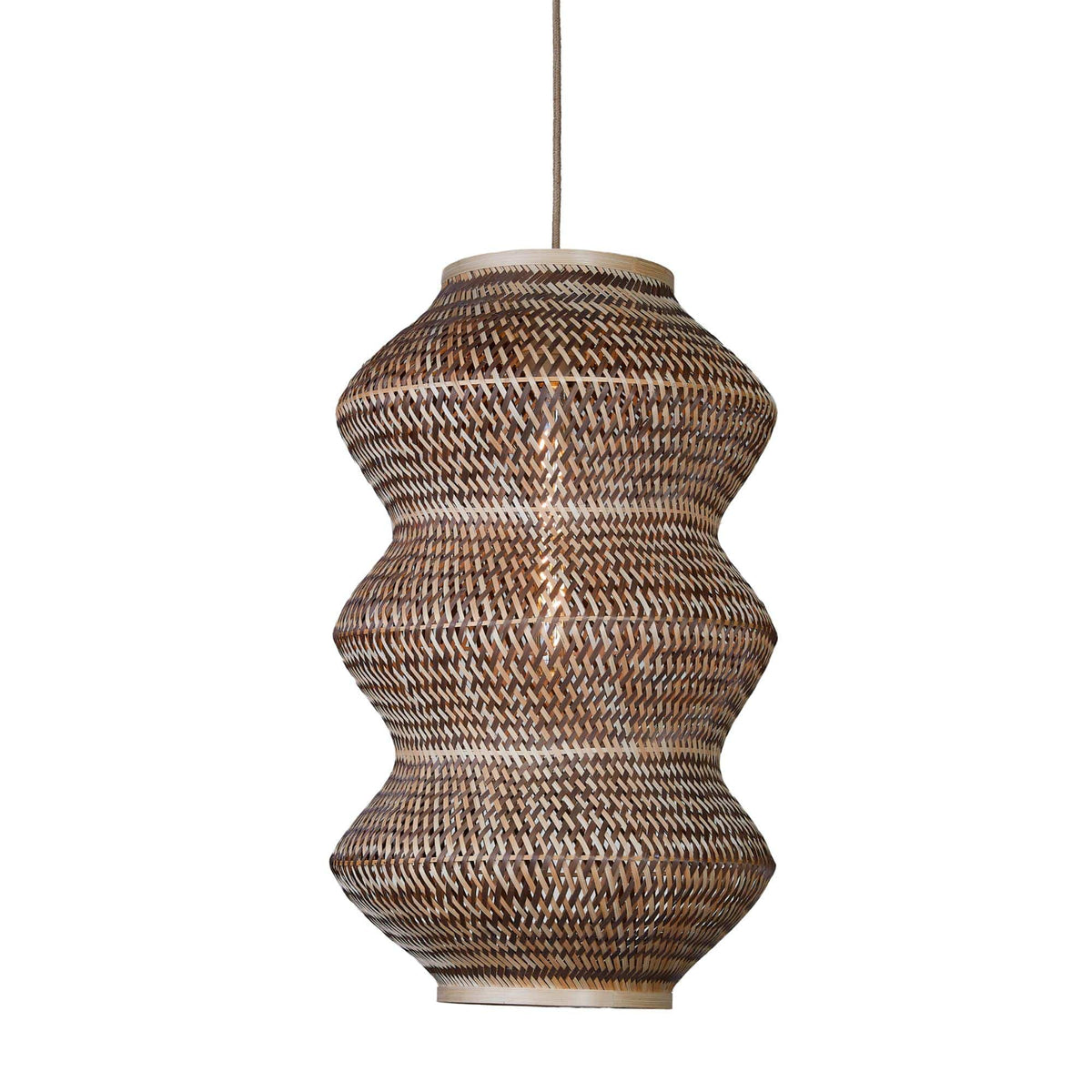 GOOD&MOJO hanglamp BARBADOS - bruin - Ø40cm