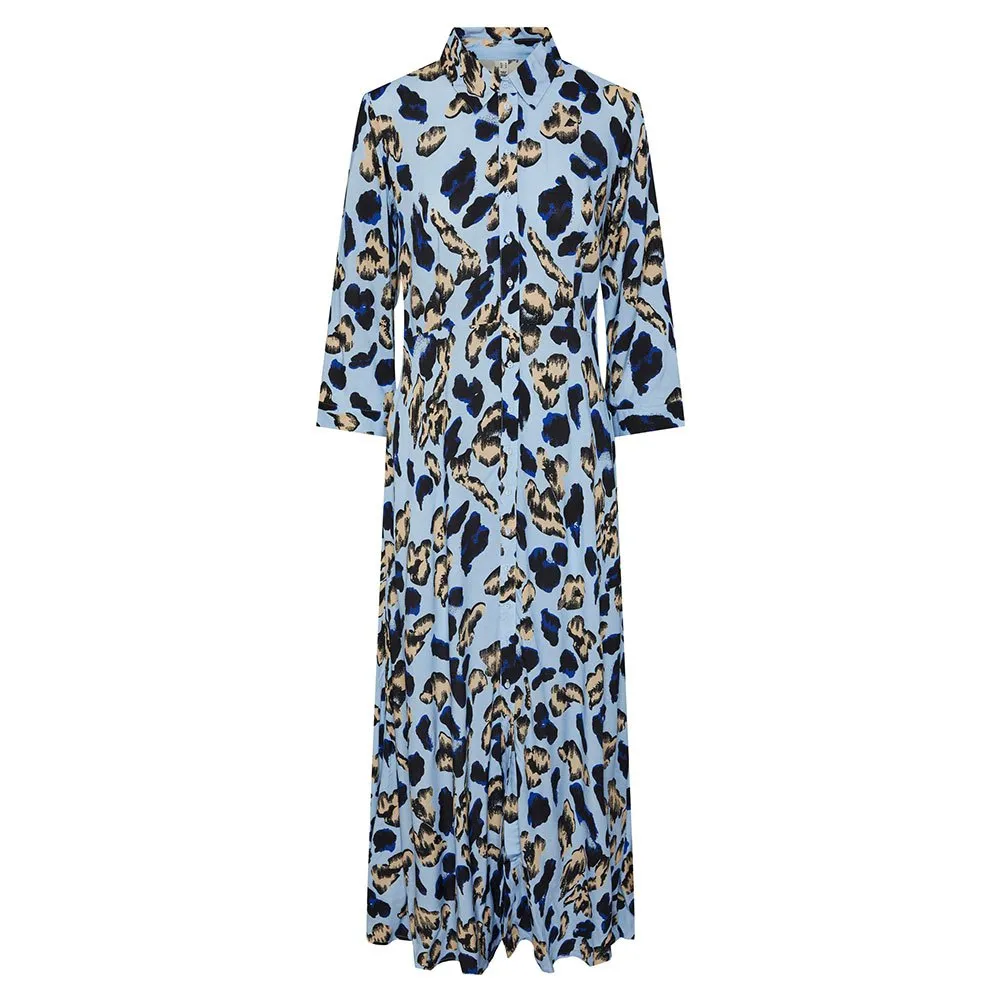 Yas Savanna long sleeve midi dress
