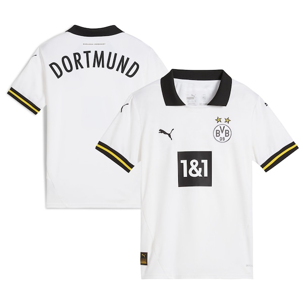 Borussia Dortmund Puma Youth 2024/25 Third Replica Jersey - White