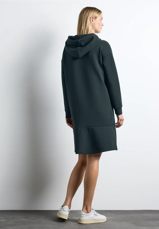 Sweatkleid mit Volant