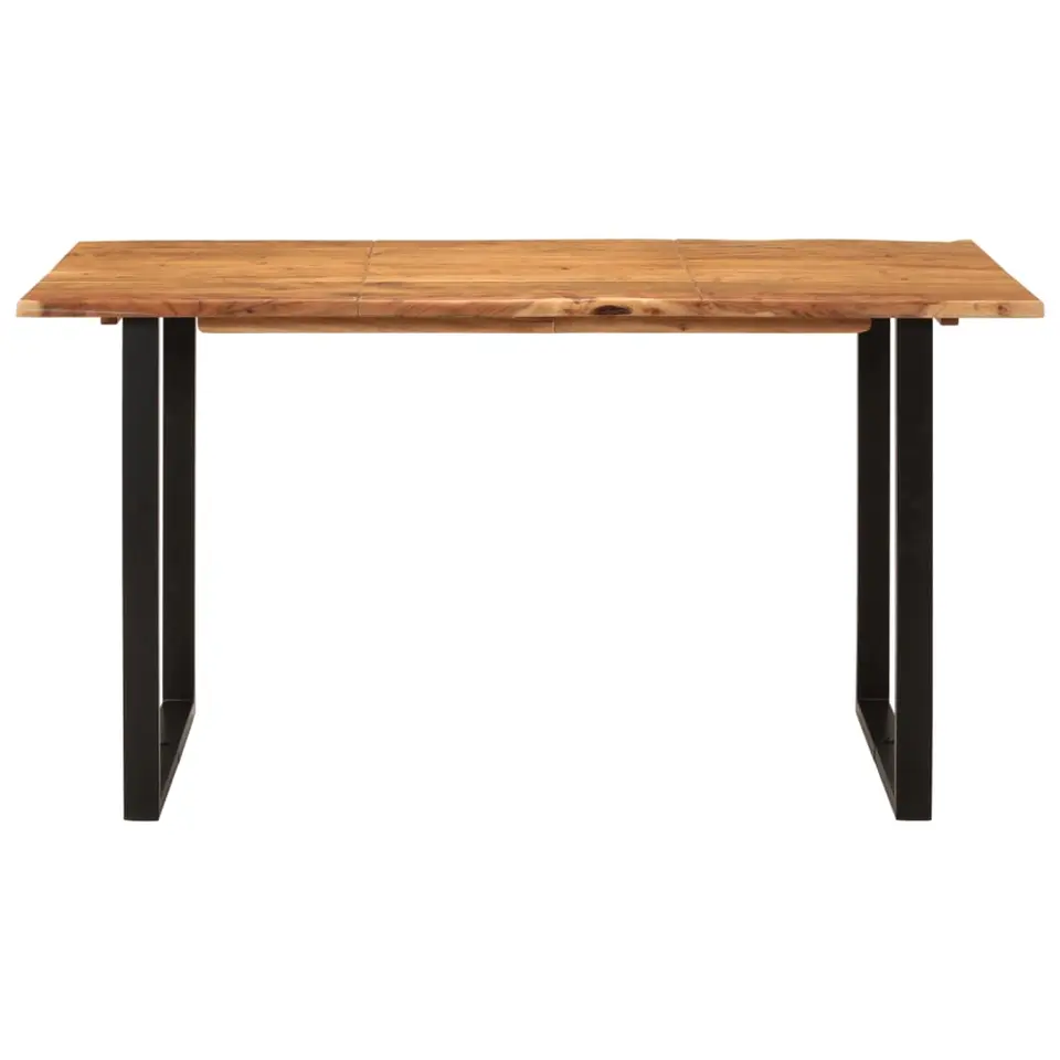 vidaXL - Eettafel - Bruin - Hout - 140 x 70 x 76 cm