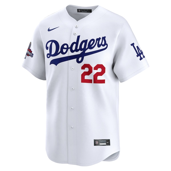 Clayton Kershaw Los Angeles Dodgers Nike 2024 World Series Champions Home Limited Player Jersey - White