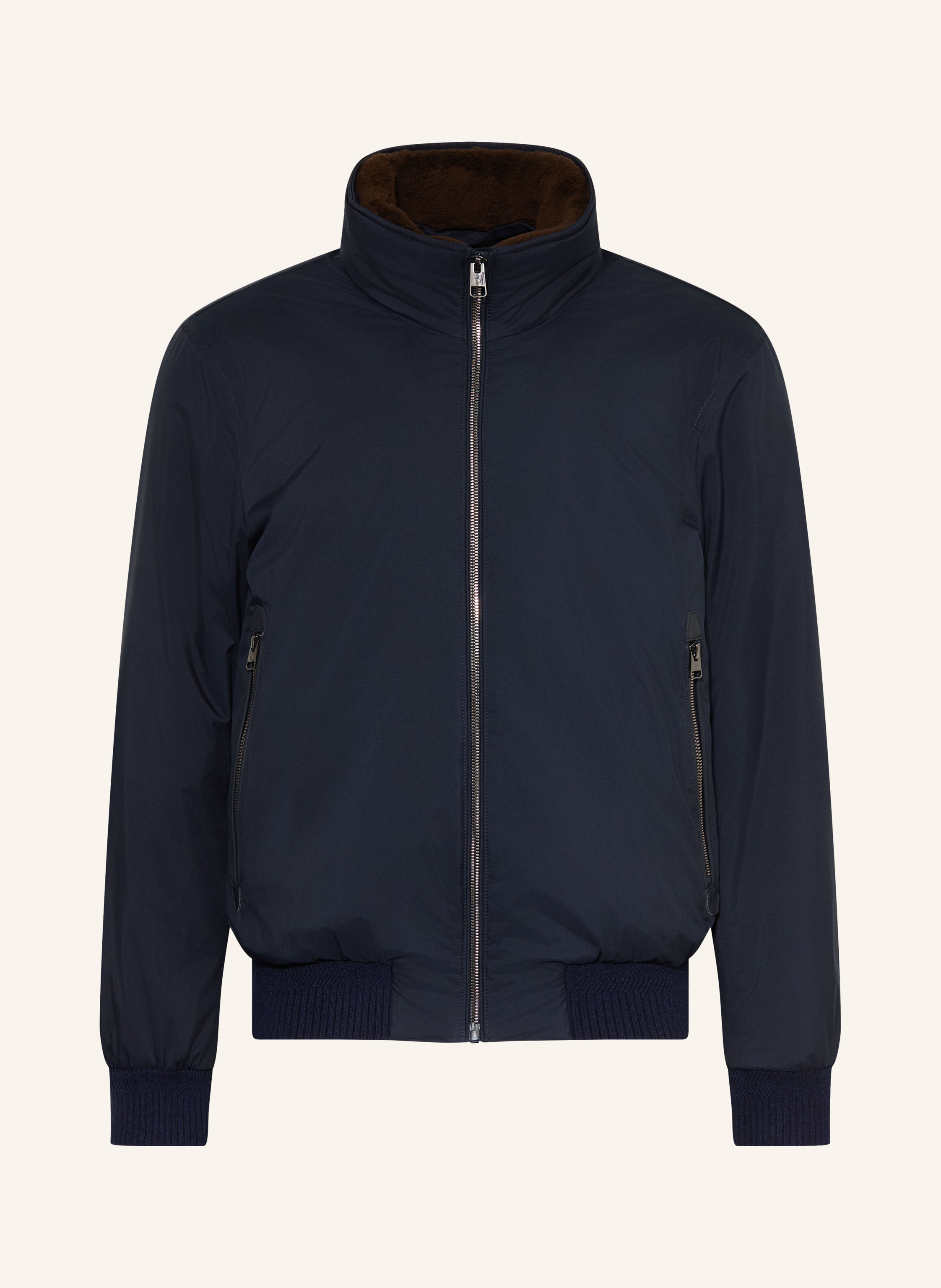 DRESSLER Blouson mit abnehmbarem Kunstfell-Kragen