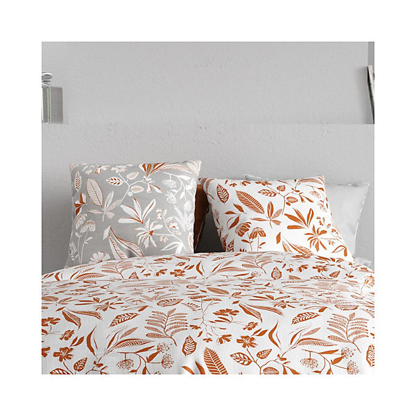 Housse de couette 260x240 KAYLIE   2 taies coton 57 fils