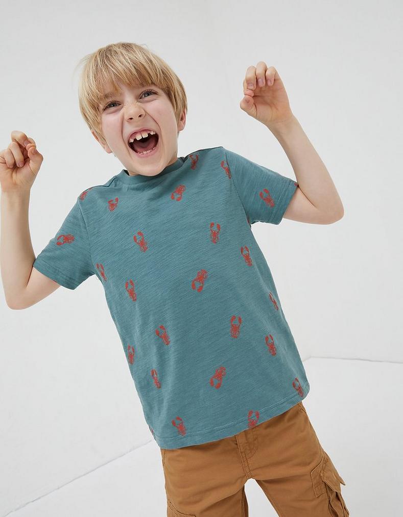 Lobster Printed Jersey T Shirt