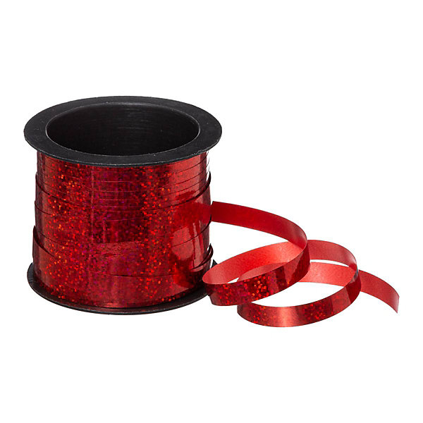 Bolduc 10mm l.40m rouge or argent - feeric lights &christmas