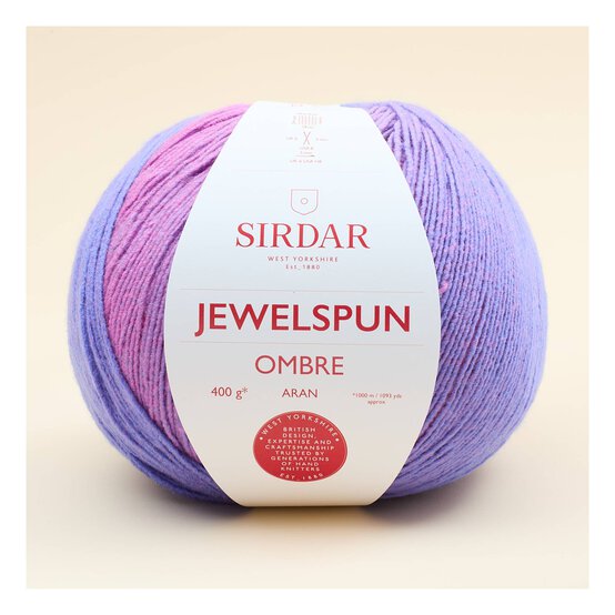 Sirdar Violet Jewelspun Aran Ombre 400g