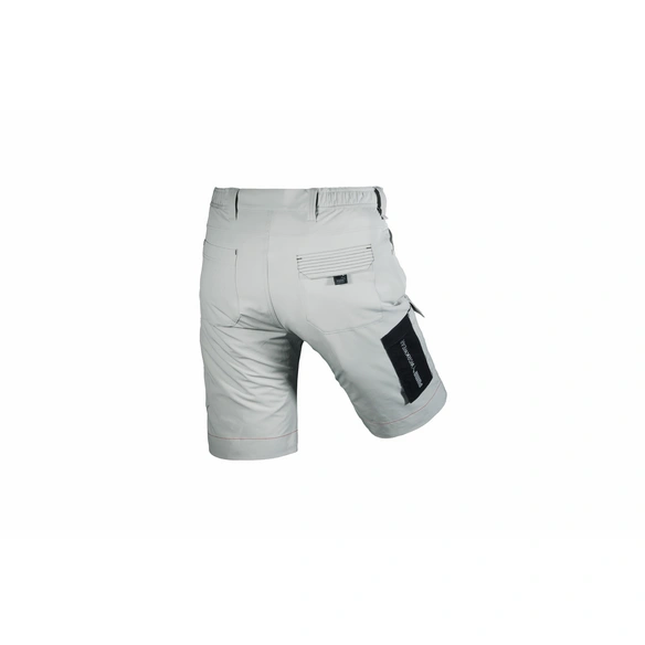 Arbeitsshort, »FIT FOR WORK«, steingrau/schwarz, Größe 60