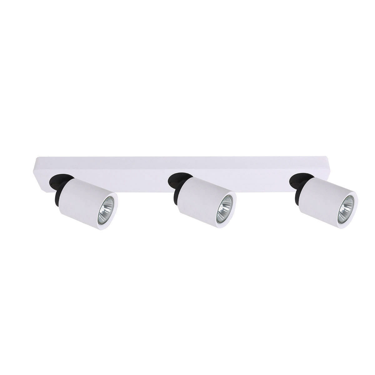 Reflektor sufitowy biało-czarny LUCIEN 3xGU10x35W wym:12x54x7cm Italux