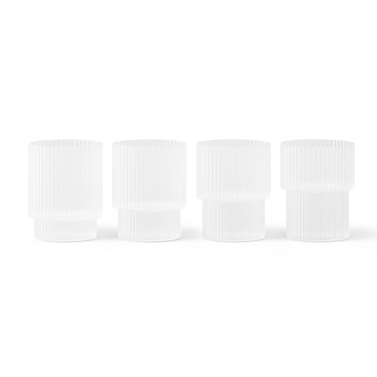 Ferm Living - Ripple Gläser (4er-Set)