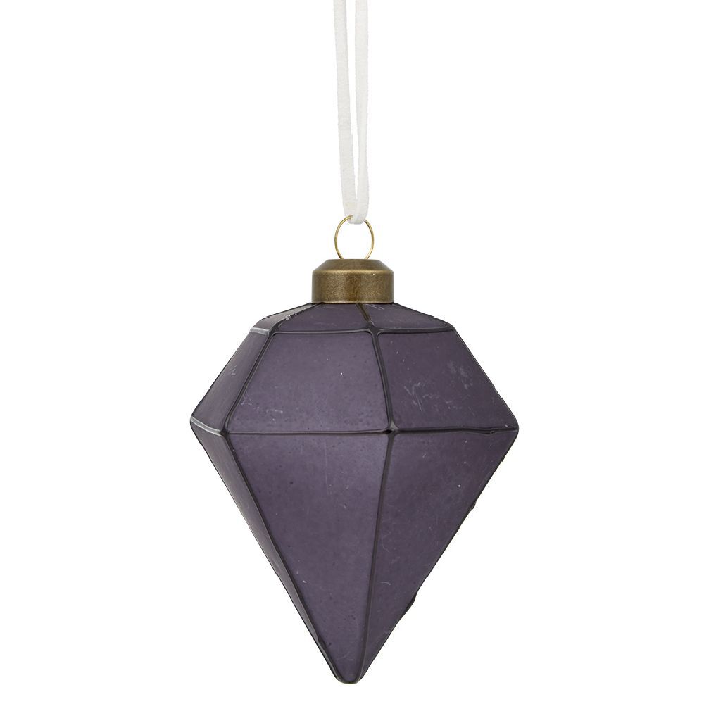 Boule de No&euml;l en verre déco Ø8 cm