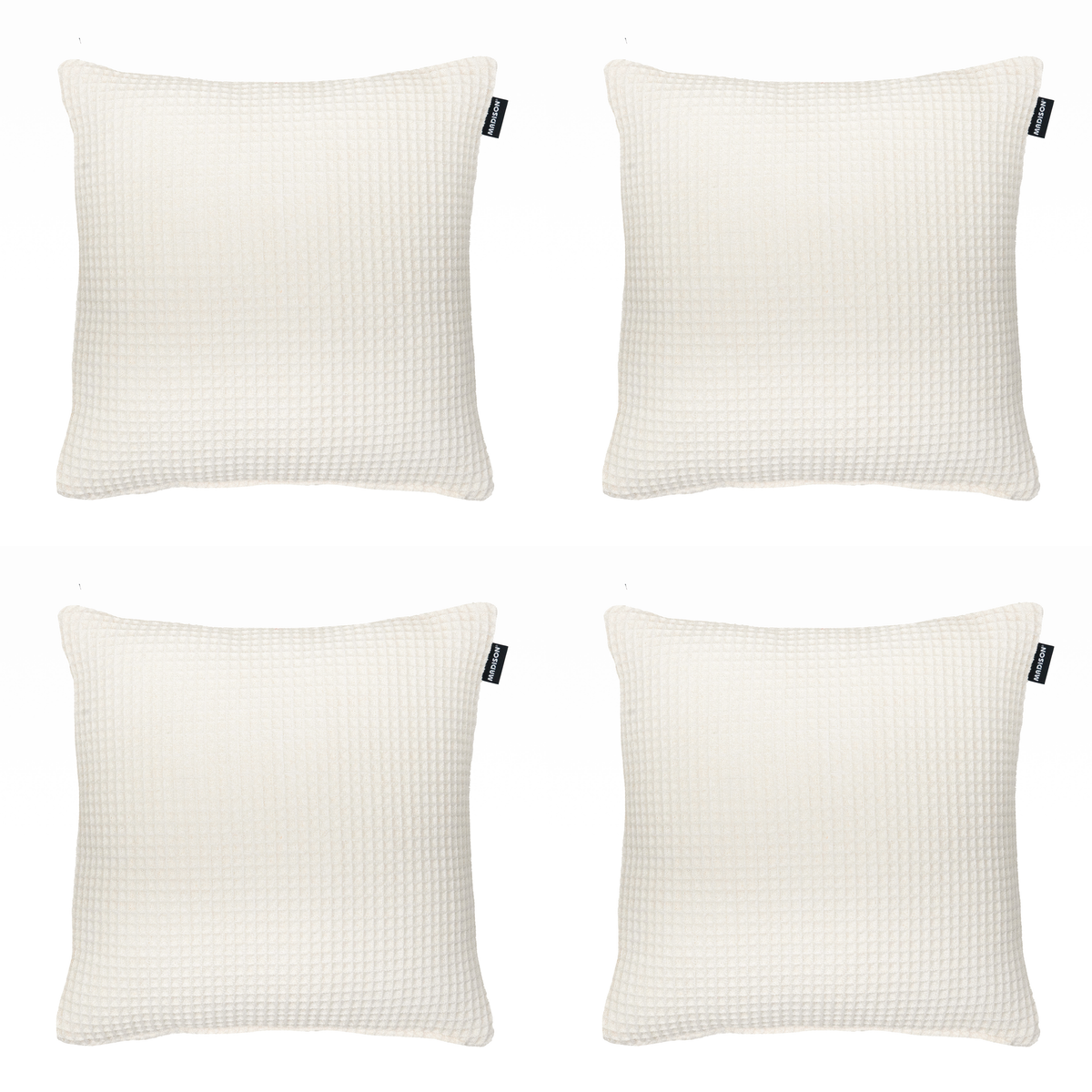 Madison sierkussen Madison Home - wit - 45x45x10cm - set van 4