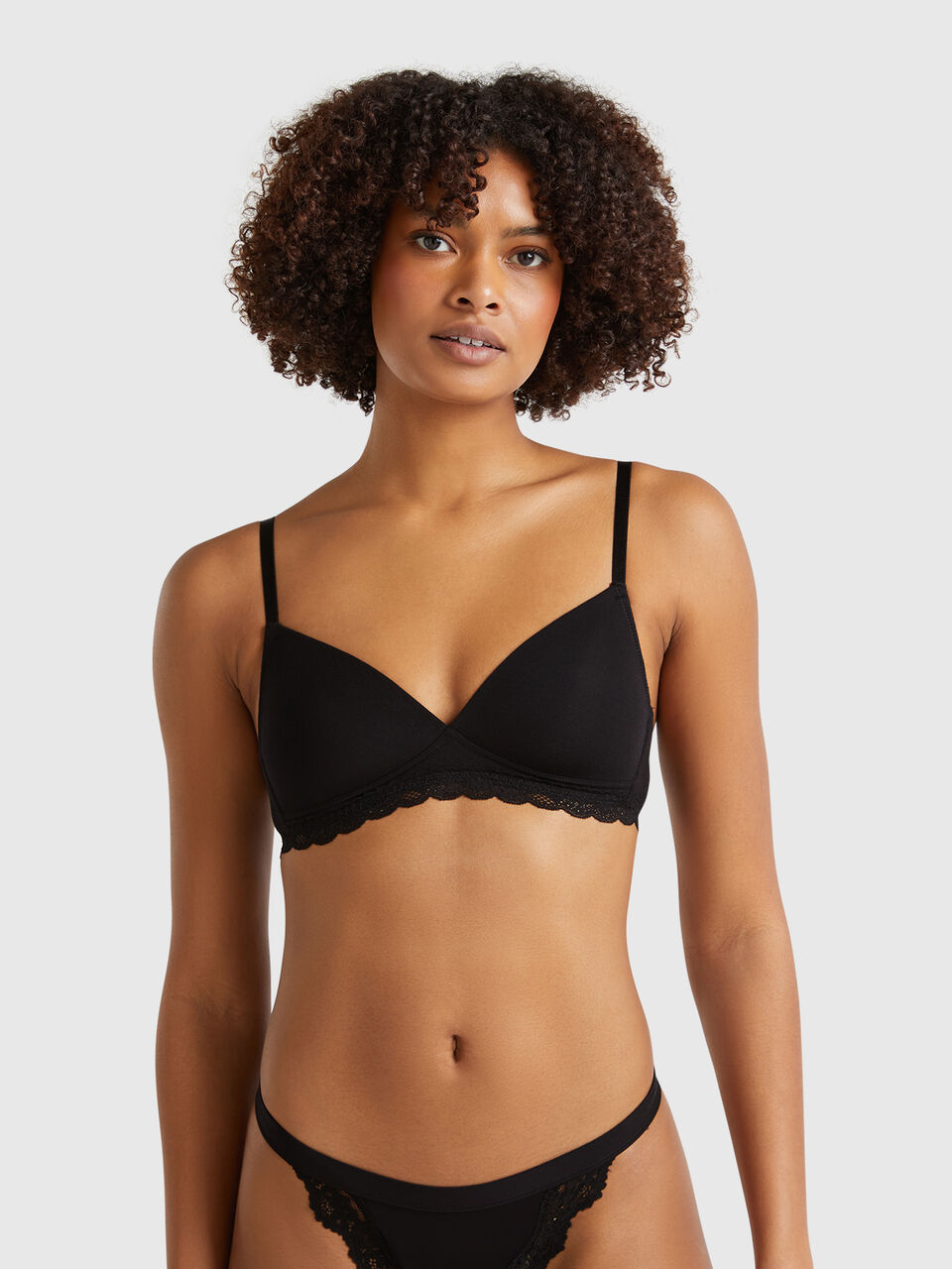 Padded bra in stretch Modal