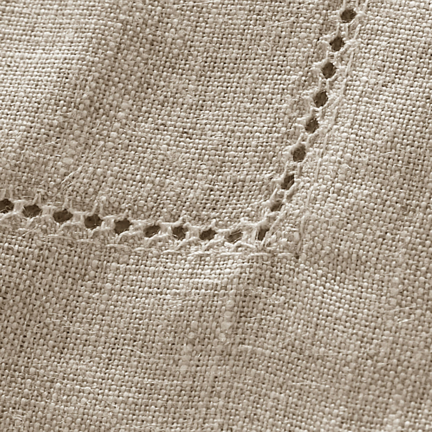 FLORENCE - Serviette de table en lin beige 50x50