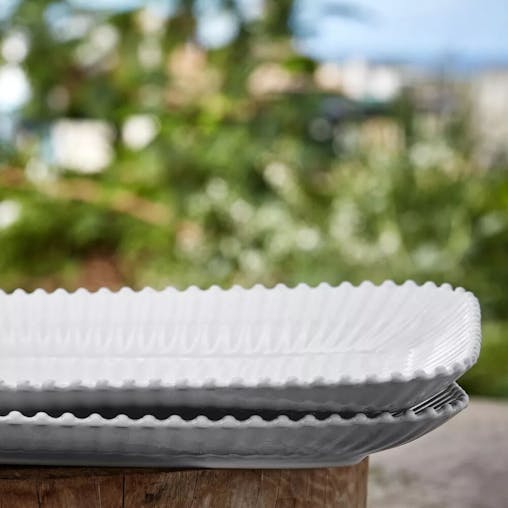 Costa Nova Pearl White Rectangular Platter 304 x 211mm