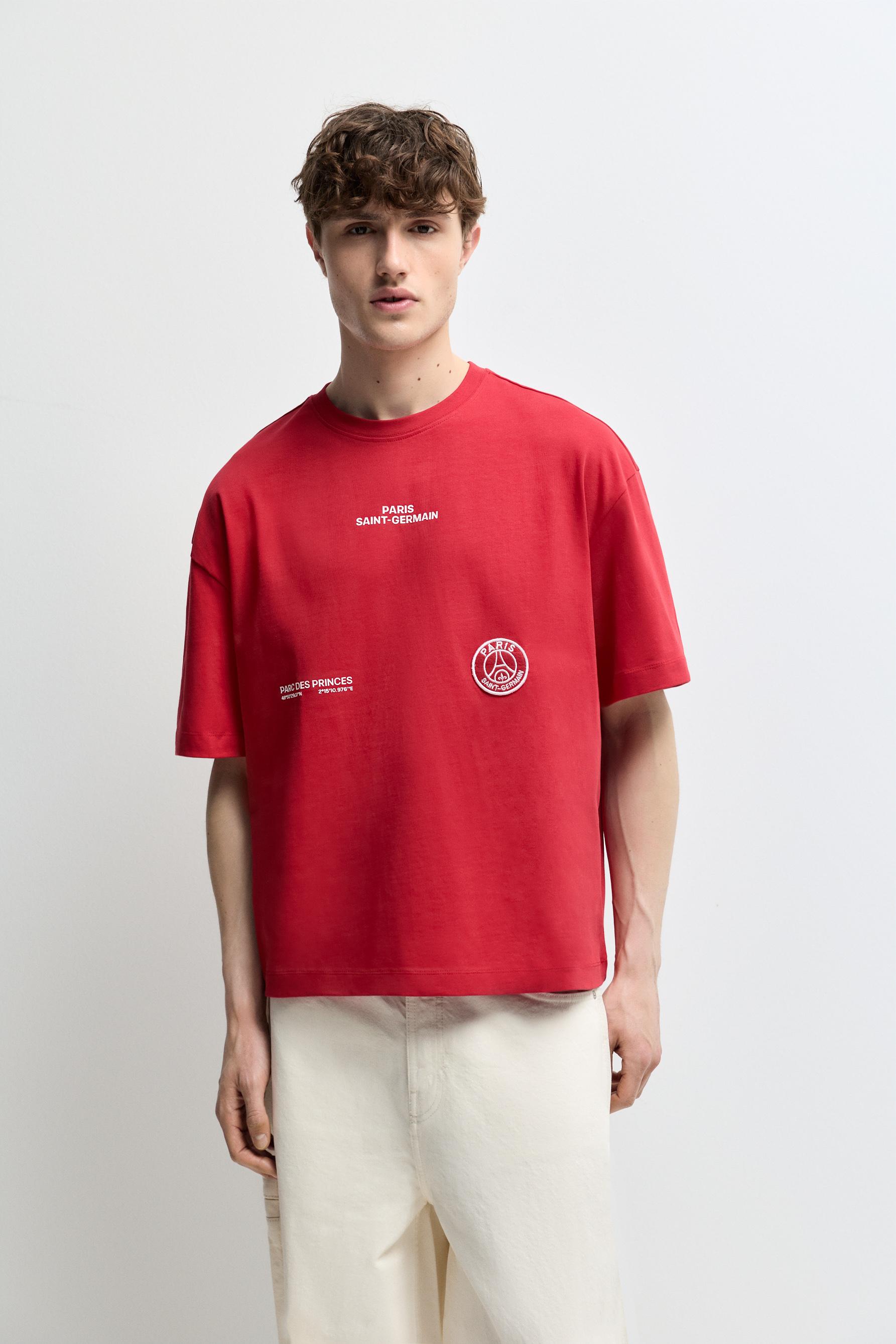 Camiseta Paris Saint-Germain x Lefties estampados