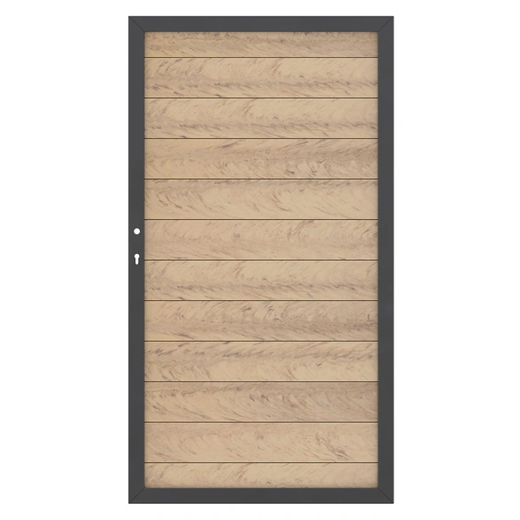 Tor »System WPC Classic«, BxH: 98 x 180 cm, Holz-Polymer-Werkstoffe (WPC)