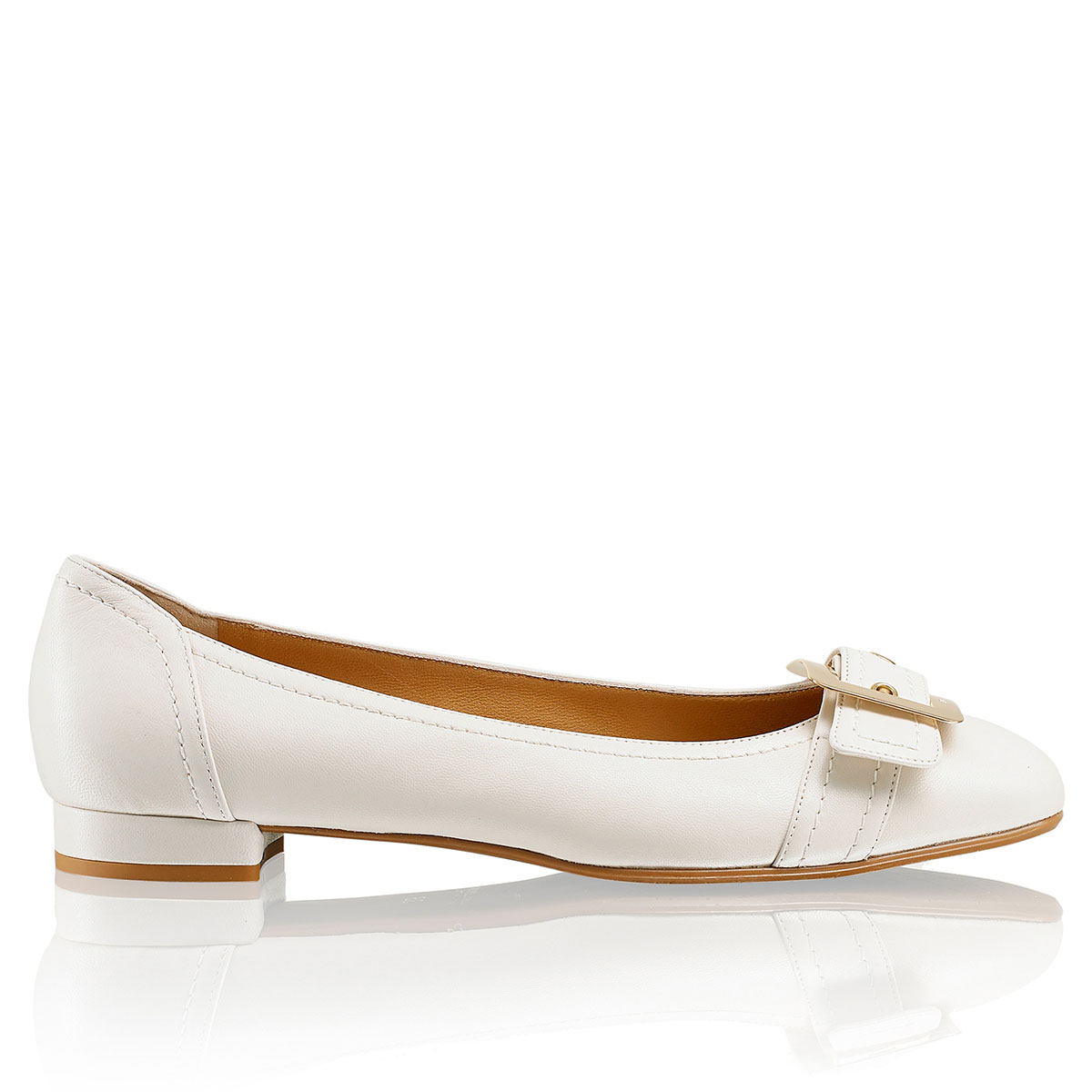 Russell & Bromley BLACKBELT Buckle Trim Flat