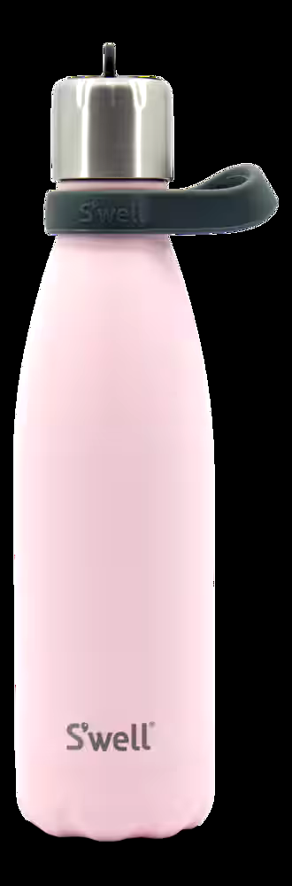 S'well Vacuum-Insulated Stainless Steel Bottle with Straw and Handle, 17-oz