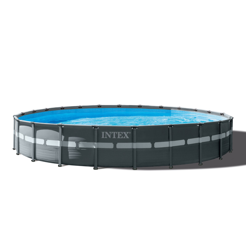 Piscine Ultra Frame avec filtre à sable Ø 7,32 x 1,32 m INTEX
