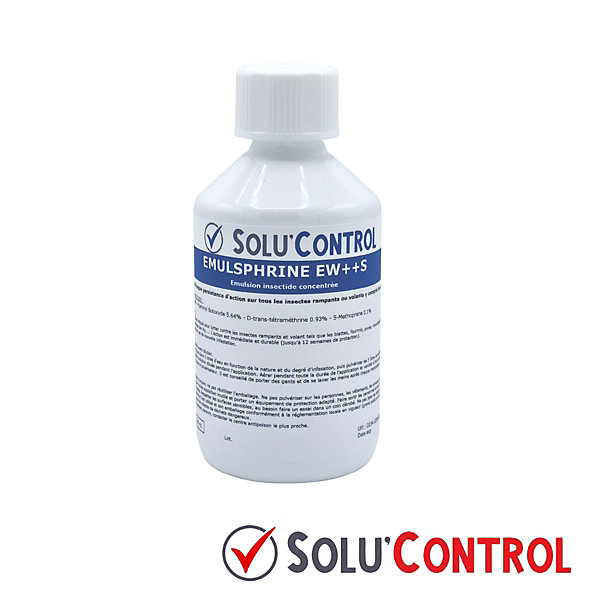 HALTE AUX INSECTES anti-insecte EMULSPHRINE EW plus plus S METHOPREN Flacon de 250 ml