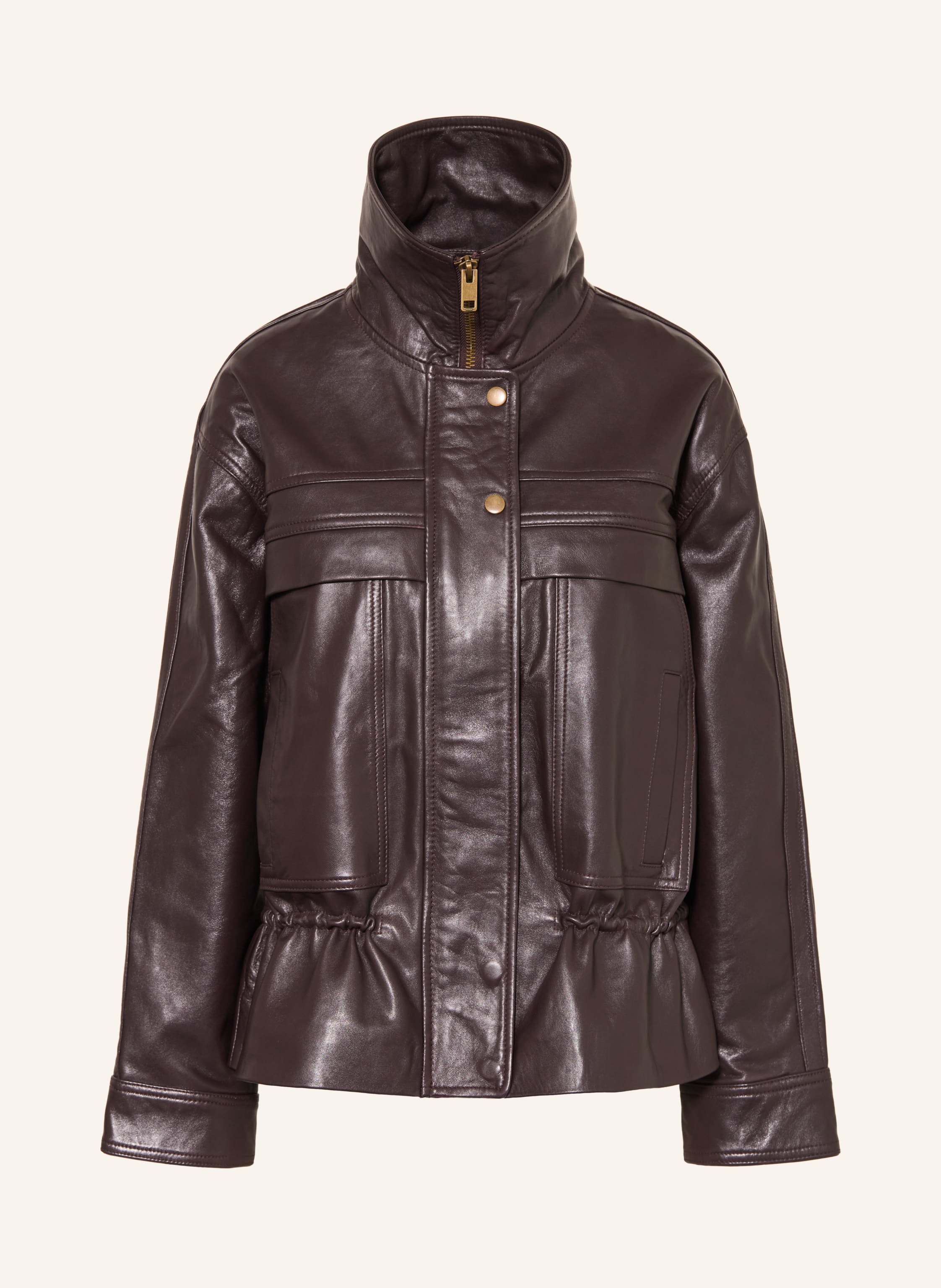 ba&sh Lederjacke KASSIA