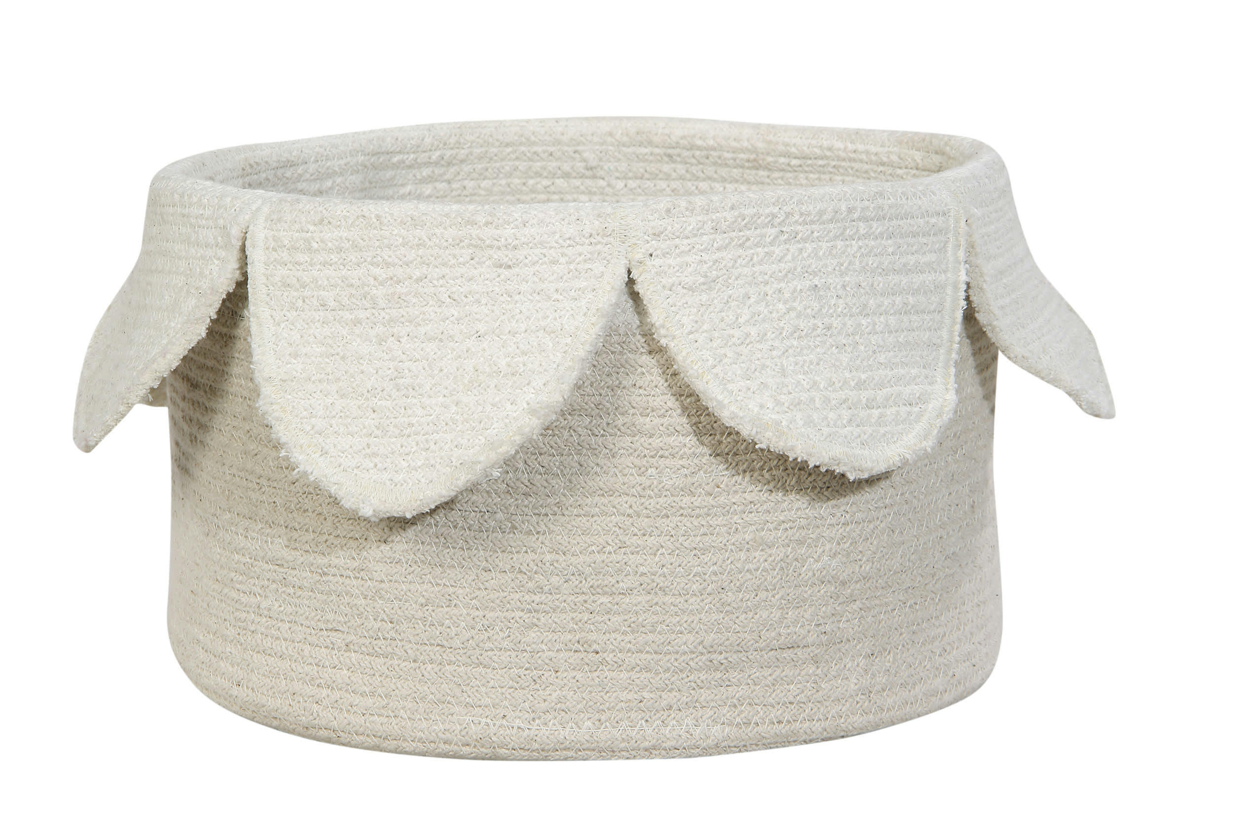 ENGLISH GARDENS - Corbeille pétales coton blanc 20xØ33