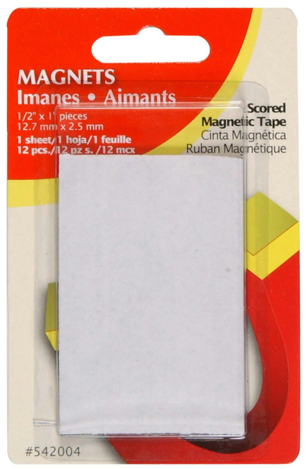 OOK Magnetic Flexible Adhesive Tape with Adhesive Backing, 1-ft