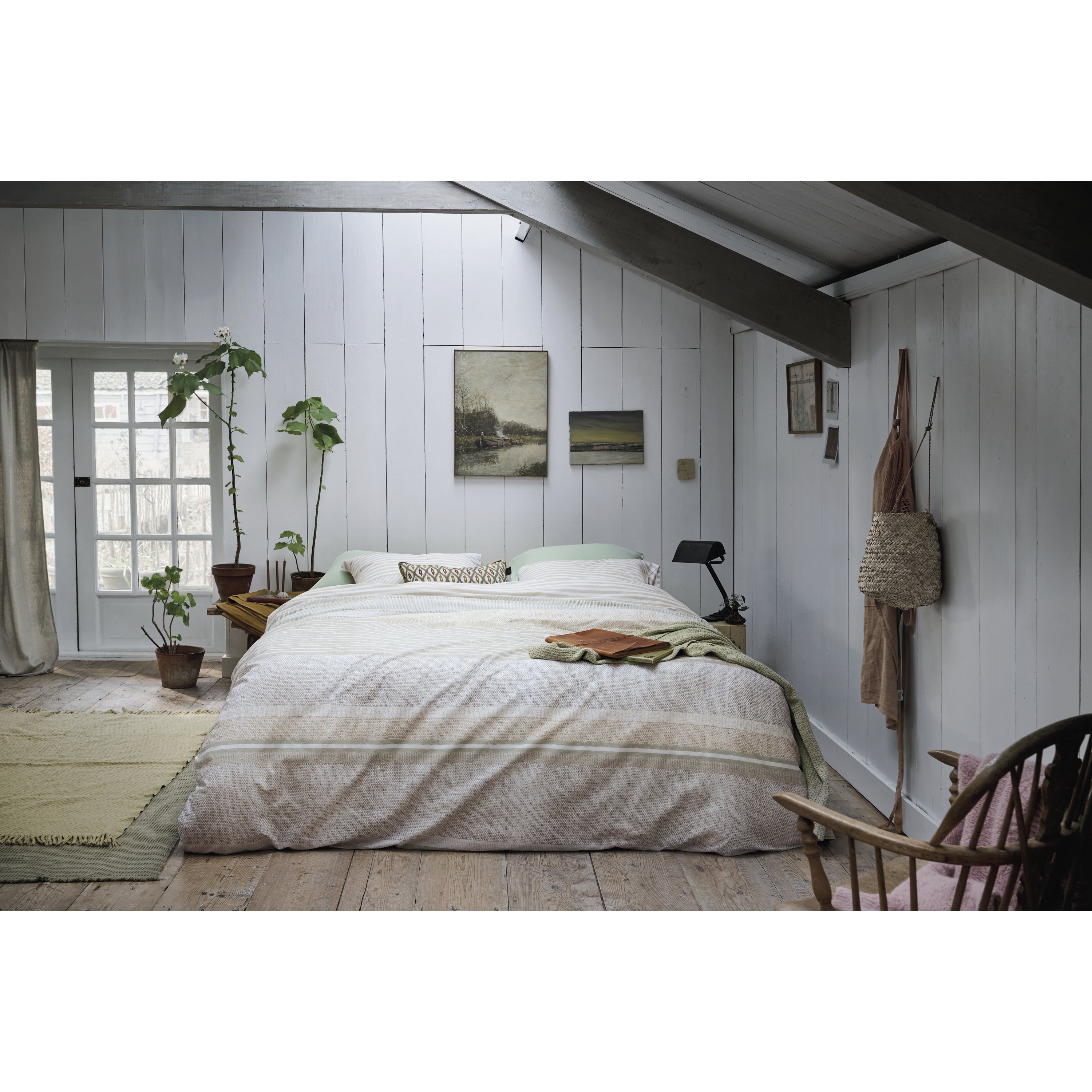 Ariadne at Home Homey Dekbedovertrek 200 x 200/220 cm - Naturel