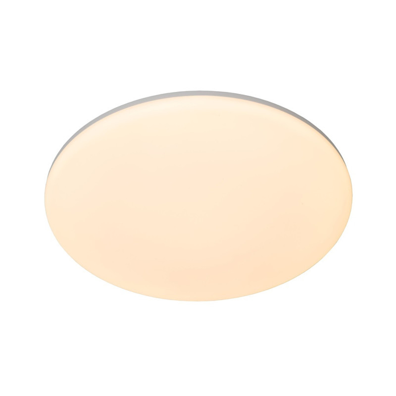 Plafonnier LED Olson opalin blanc dimmable 3100 lm 45 W LUCIDE
