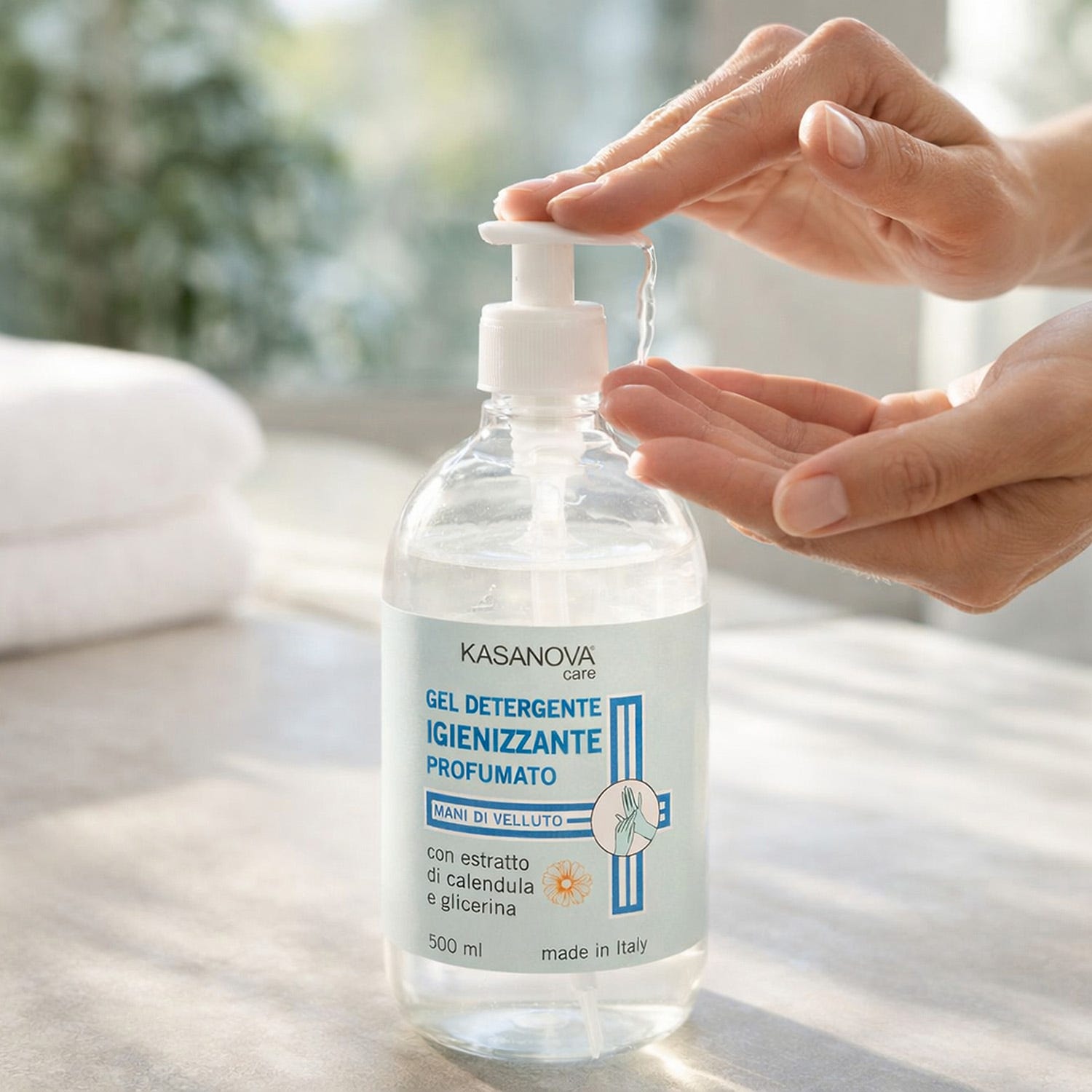 Gel igienizzante mani calendula da 500 ml